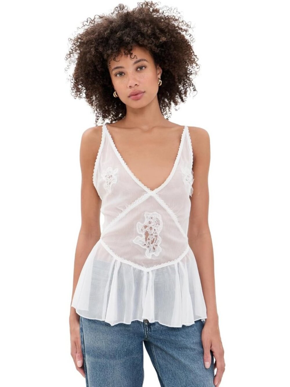Sheer Luck Women's Top - Lightweight, Stylish, Perfect for Layering & Casual
